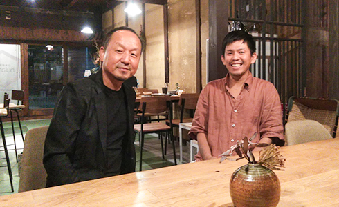 日本酒食堂フラリト様 対談写真